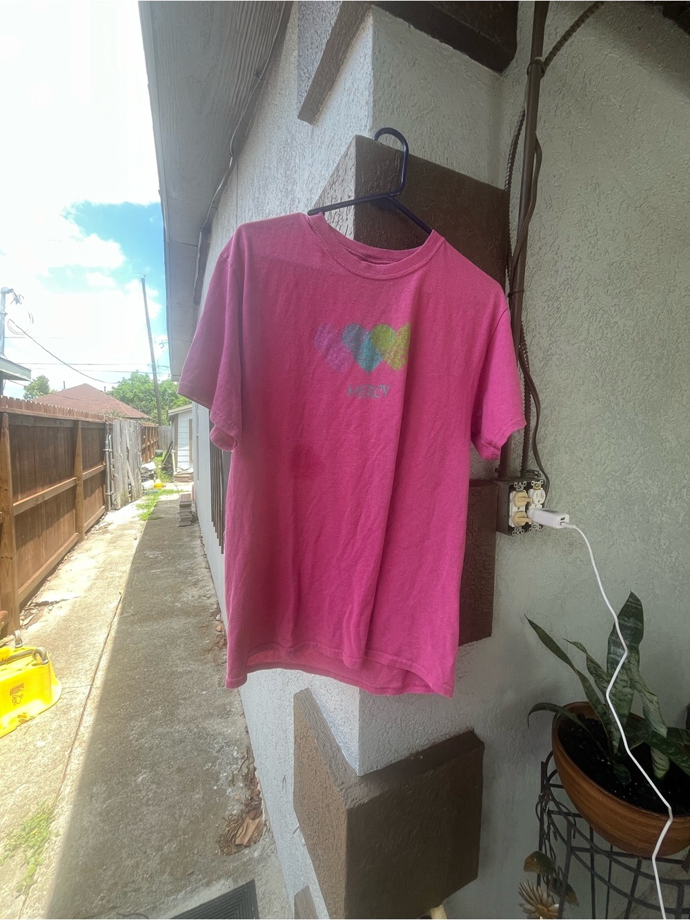 Unbranded Pink Short Sleeve Graphic Tee